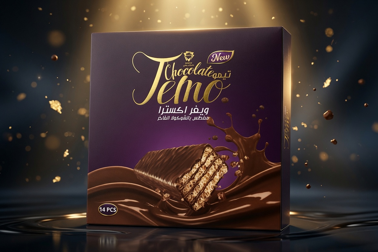 ویفر با روکش شکلات