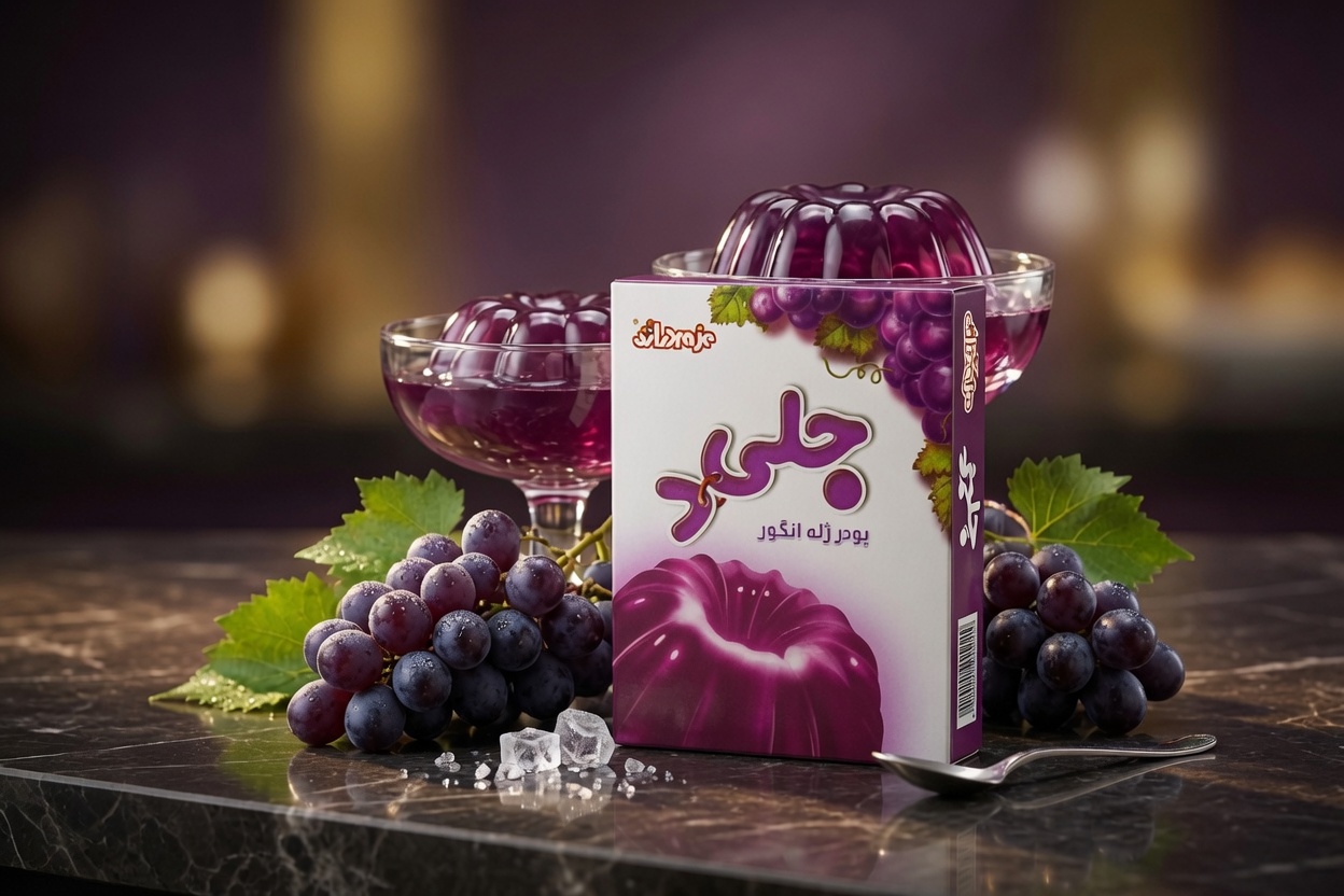 پودر ژله انگور