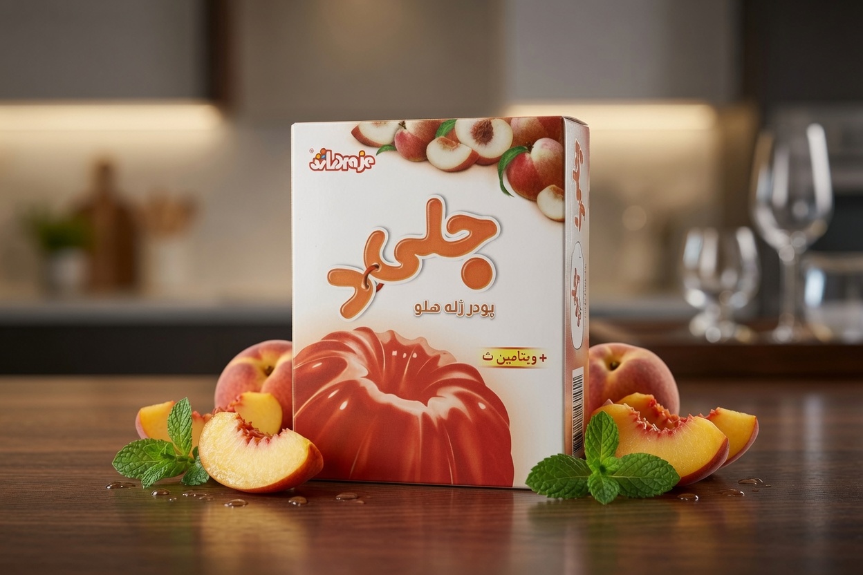پودر ژله با طعم هلو